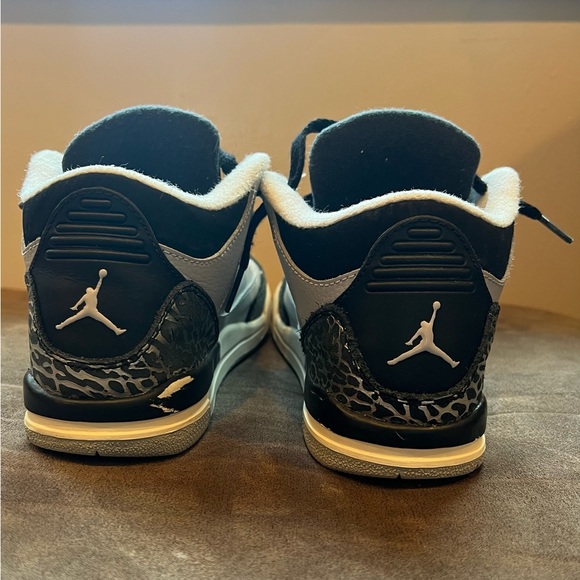 Air Jordan 3 Retro Wolf Grey 2014 Size 3y Kids - Picture 6 of 8